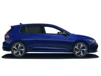 New VW Golf VIII R 2026 Blue Hatchback