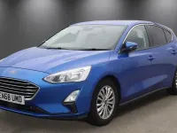 Begagnad Ford Focus Titanium 125 HK (91 kW) 2018 Blå Halvkombi