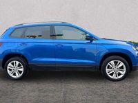 Used Skoda Karoq SE Technology 150 HP (110 kW) 2020 Race blue metallic SUV
