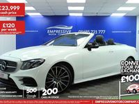 Used Mercedes E350 AMG line 2019 White Cabriolet