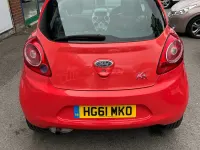 Used Ford Ka 69 HP (50 kW) 2012 Red Hatchback