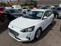 Used Ford Focus Titanium 150 HP (110 kW) 2019 White Estate