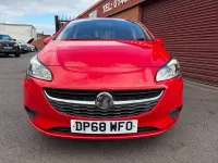 Used Vauxhall Corsa Sport 75 HP (55 kW) 2018 Red Hatchback
