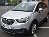 Used Vauxhall Crossland X 81 HP (59 kW) 2017 Silver SUV