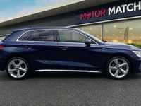 Used Audi A3 Sportback S-Line 150 HP (110 kW) 2021 Blue Hatchback