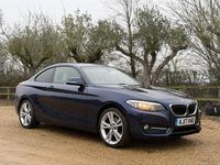 Used BMW 220 Sport Line 2017 Blue Coupe