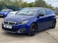 Used Peugeot 308 GT-line 2017 Blue Hatchback