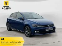 Usado VW Polo R-line 115 HP (84 kW) 2020 Azul Citadino