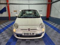 Used Fiat 500 Lounge 69 HP (50 kW) 2011 White Hatchback