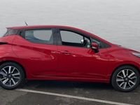 Used Nissan Micra Acenta 90 HP (66 kW) 2019 Red Hatchback