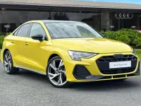 Used Audi A3 Black Edition 150 HP (110 kW) 2025 Yellow Sedan