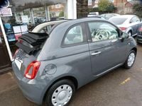 Begagnad Fiat 500C Pop 69 HK (50 kW) 2017 Grå Cab