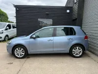 Used VW Golf VI Match 105 HP (77 kW) 2011 Blue Hatchback