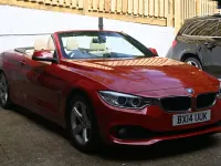 Usado BMW 428 2014 Rojo Descapotable