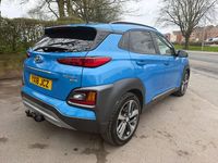 Used Hyundai Kona Premium 177 HP (130 kW) 2018 Blue SUV