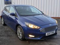 Used Ford Focus Zetec 100 HP (73 kW) 2017 Blue Hatchback
