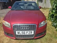 Used Audi A4 Cabriolet S-Line 197 HP (144 kW) 2007 Red Cabriolet