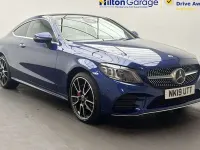 Used Mercedes C200 AMG Line Premium Plus 198 HP (145 kW) 2019 Blue Coupe