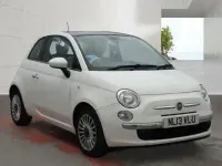 Used Fiat 500 Lounge 69 HP (50 kW) 2013 White Hatchback