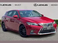Used Lexus CT200h 136 HP (100 kW) 2018 Red Hatchback