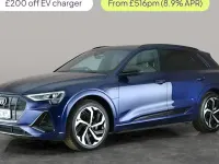 Used Audi e-tron Black Edition 300 kW (408 HP) 2022 Blue SUV