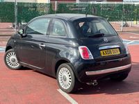 Used Fiat 500 Lounge 69 HP (50 kW) 2008 Black Hatchback