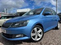 Used Skoda Fabia SE L 110 HP (80 kW) 2017 Blue Hatchback