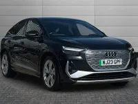 Used Audi Q4 e-tron S-Line 150 kW (204 HP) 2023 Mythos black SUV