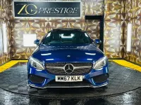 Used Mercedes C250 AMG Line Premium Plus 204 HP (150 kW) 2018 Blue Coupe