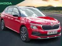 Neu Skoda Kamiq Design Edition 115 PS (84 kW) 2025 Rot SUV