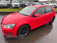 Used VW Golf VII SE 105 HP (77 kW) 2014 Red Hatchback