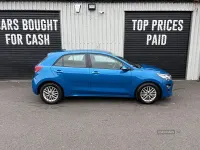 Used Kia Rio 2022 Blue Hatchback
