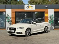 Used Audi A3 Cabriolet S-Line 150 HP (110 kW) 2014 White Cabriolet