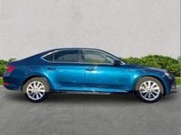 Used Skoda Superb SE Technology 147 HP (108 kW) 2022 Blue Hatchback
