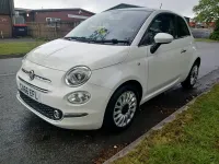 Used Fiat 500 Lounge 105 HP (77 kW) 2016 White Hatchback