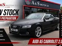 Used Audi A5 Cabriolet S-Line 208 HP (152 kW) 2011 Black Cabriolet