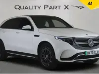 Used Mercedes EQC400 AMG line 300 kW (408 HP) 2020 White SUV