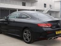 Used Mercedes C200 AMG line 2021 Black Coupe