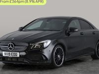 Used Mercedes CLA200 AMG line 156 HP (114 kW) 2019 Black Sedan