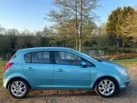 Used Vauxhall Corsa 90 HP (66 kW) 2010 Blue Hatchback
