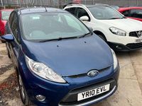 Used Ford Fiesta Zetec 70 HP (51 kW) 2010 Blue Hatchback