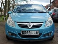 Second-hand Vauxhall Corsa 99 CP (72 kW) 2010 Albastru Hatchback