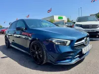 Used Mercedes A35 AMG Premium Plus 2019 Blue Hatchback