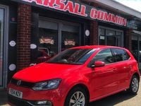 Used VW Polo SE 90 HP (66 kW) 2014 Red Hatchback