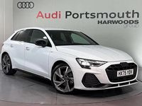 Used Audi A3 Black Edition 150 HP (110 kW) 2025 White Hatchback