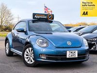 Used VW Beetle 105 HP (77 kW) 2015 Blue Hatchback