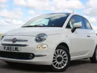 Used Fiat 500 Lounge 69 HP (50 kW) 2015 White Hatchback