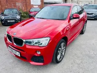 Used BMW X4 M Sport 190 HP (139 kW) 2015 Red SUV