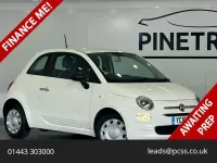 Used Fiat 500 Pop 69 HP (50 kW) 2016 White Hatchback