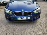 Used BMW 116 Sport Line 2015 Blue Hatchback